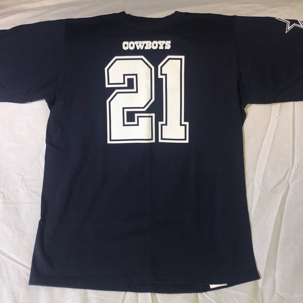 Dallas Cowboys Authentic Youth Ezekiel Elliott Tee